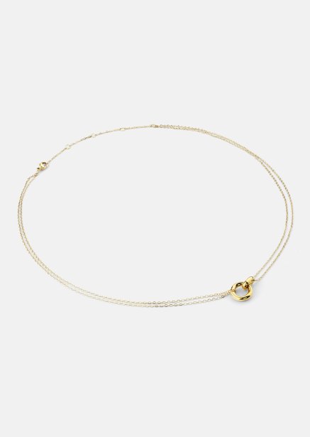 Halskjede Orbit – 18k Gullbelagt
