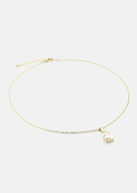 Kjede Luna Teardrop - 18k Gullbelagt