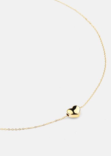 Halskjede Heart of Gold – 18k Gullbelagt