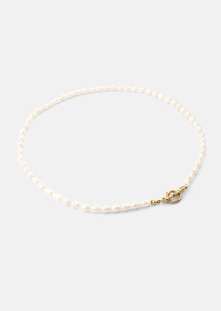 Halskjede Classic Pearl - 18k Gold Plated