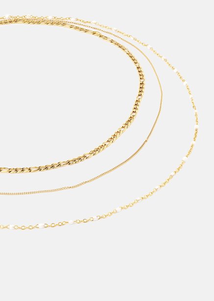 Halskjede Layered Elegance - 18k Gullbelagt