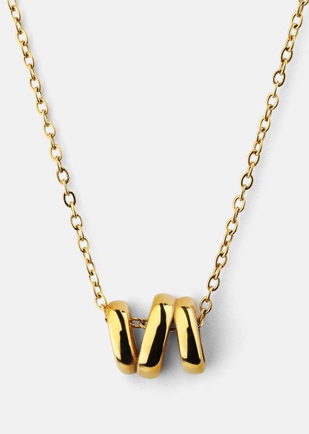 Halskjede W-Twist – 18k Gullbelagt