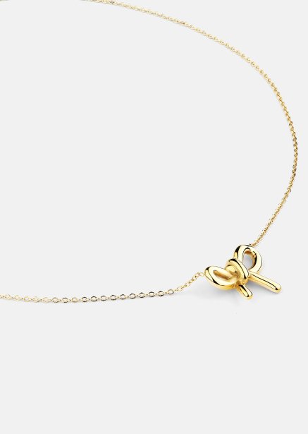 Halskjede Golden Bow - 18k Gullbelagt