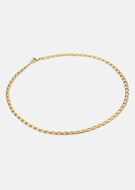 Halskjede Figaro Chain - 18k Gullbelagt