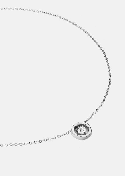 Halskjede Silver Heart – Sølvbelagt