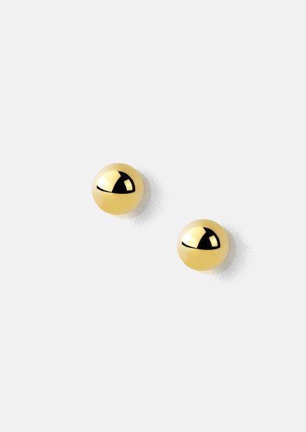 Timeless Orb Earrings - 18k Gullbelagte
