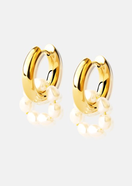 Øredobb Eterna Pearl - 18k Gold Plated
