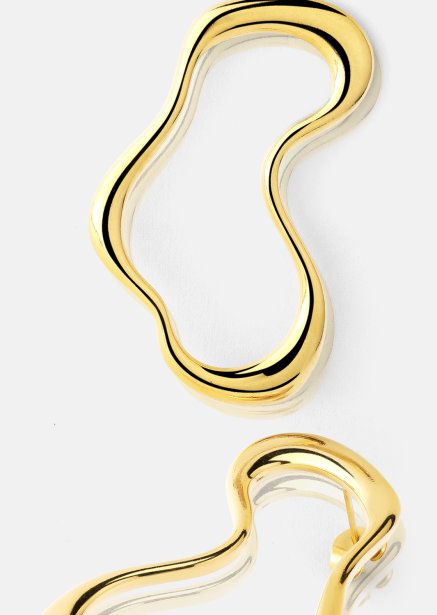 Fluid Glow Ørepynt - 18k Gullbelagt