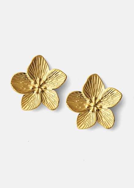 Ørepynt Blossom - 18k Gullbelagt