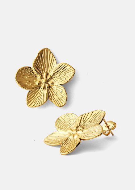 Ørepynt Blossom - 18k Gullbelagt