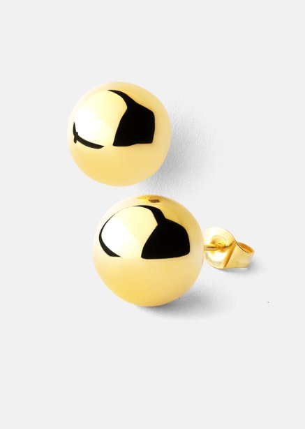Orb Earrings - 18k Gullbelagte