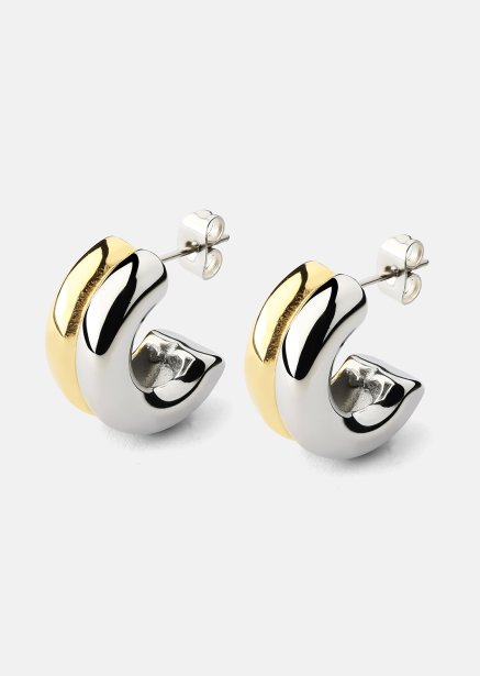 Øredobb Duo Glow - 18k Gullbelagt