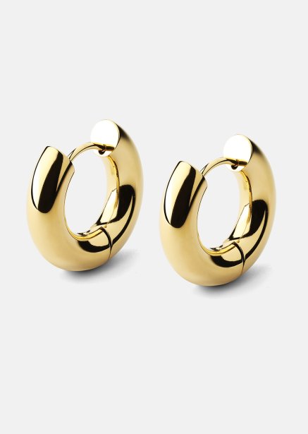 Øredobber Bold Glow – 18k Gullbelagte