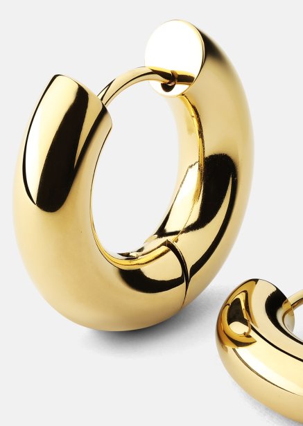Øredobber Bold Glow – 18k Gullbelagte