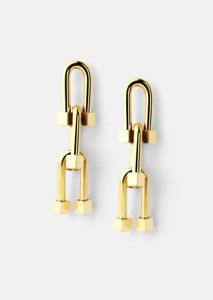 Øredobber Link Luxe – 18k Gullbelagte