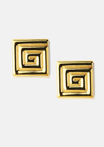 Øredobb Geometric Glow - 18k Gullbelagt