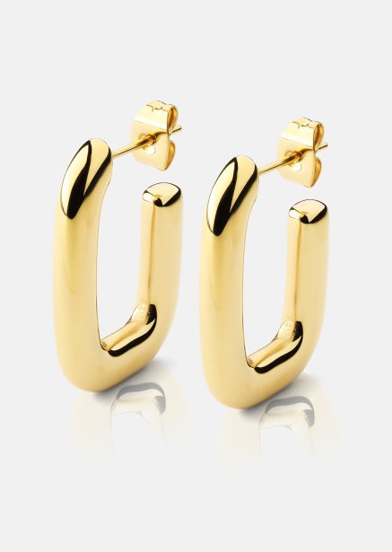 Øredobb Golden Flow - 18k Gullbelagt