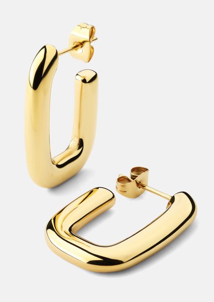Øredobb Golden Flow - 18k Gullbelagt