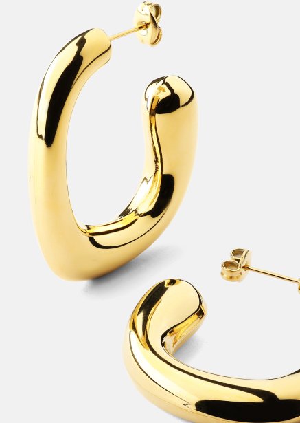 Øredobb Elegant Curve - 18k Gullbelagt