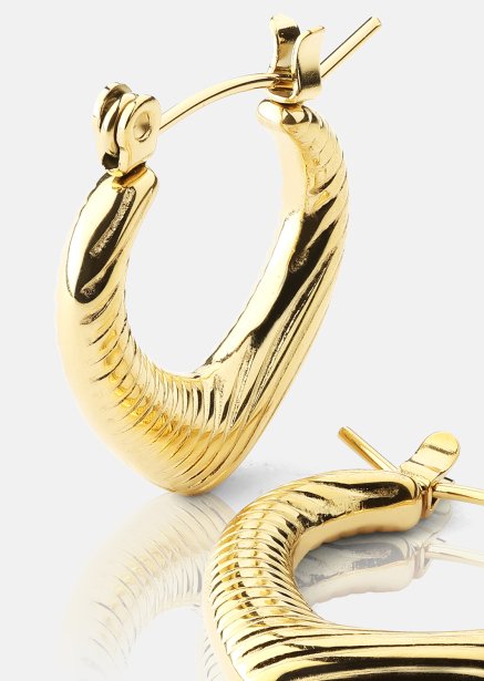 Øredobber Elegans – 18k Gullbelagte
