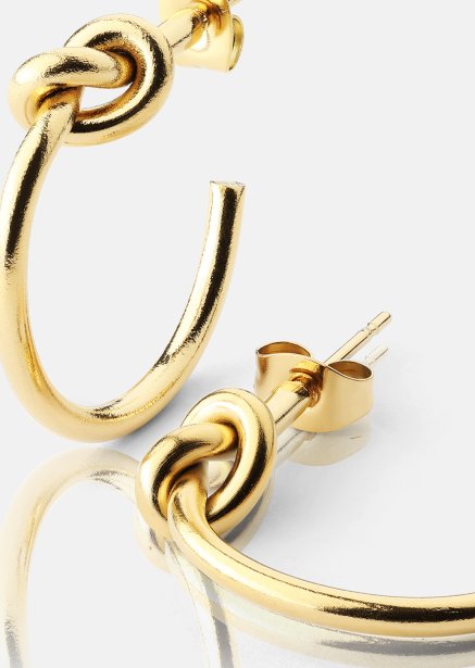 Loop Øredobber – 18k Gullbelagte