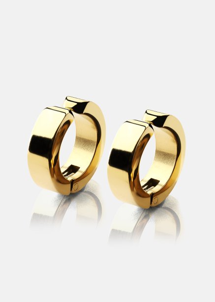 Øredobb Petite Hoop - 18k Gullbelagt