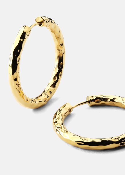 Øredobb Everyday Hoops - 18k Gullbelagt