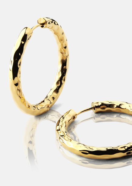 Øredobb Everyday Hoops - 18k Gullbelagt