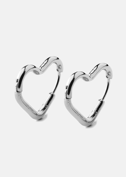 Øredobb Heart's Embrace - Sølvbelagt