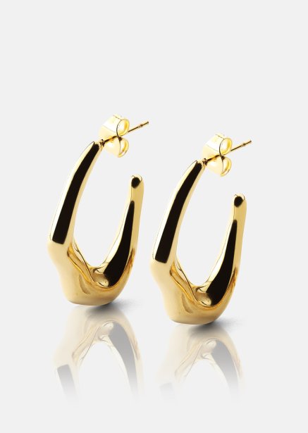 Øredobb Bold Drops - 18k Gullbelagt