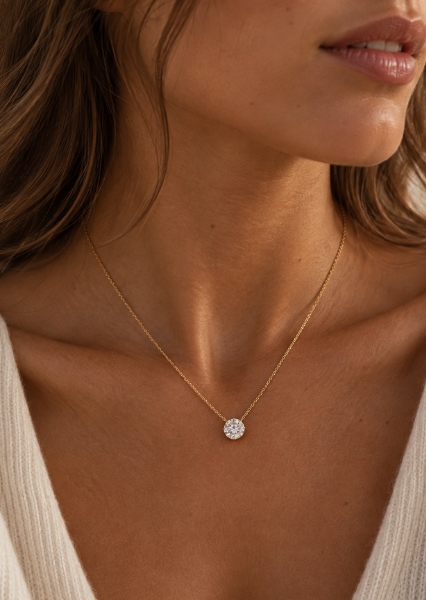 Olivia Halskjede – 18k Gullbelagt