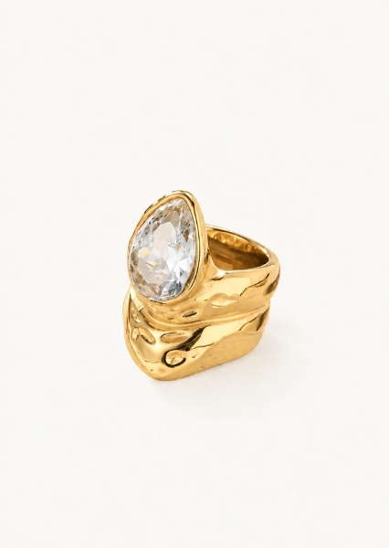 Ring Lunelle – 18k gullbelagt