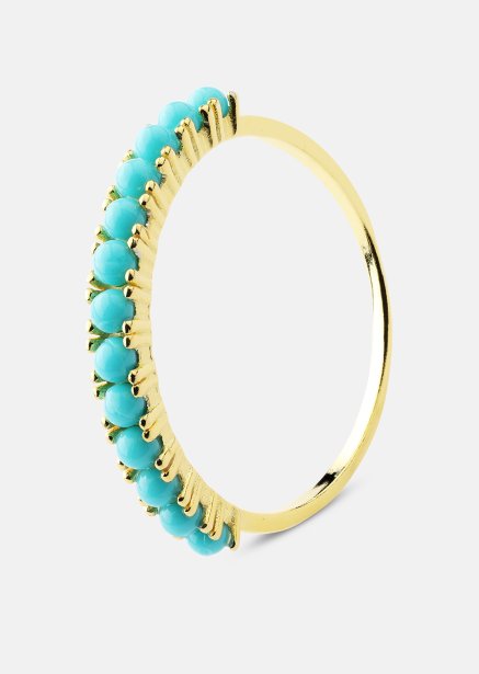 Blue Pearl Elegance Ring - 18k Gullbelagt