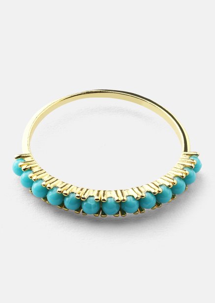 Blue Pearl Elegance Ring - 18k Gullbelagt