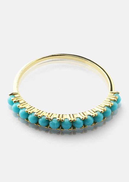 Blue Pearl Elegance Ring - 18k Gullbelagt