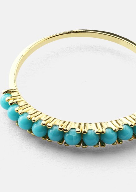 Blue Pearl Elegance Ring - 18k Gullbelagt