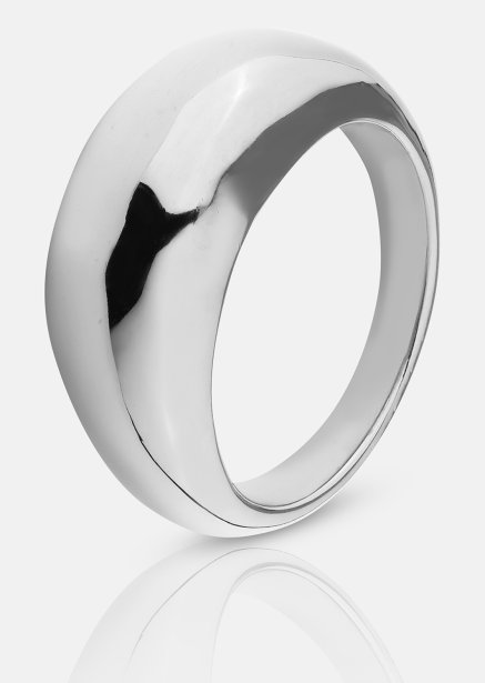 Golden Bold Ring - Sølvbelagt