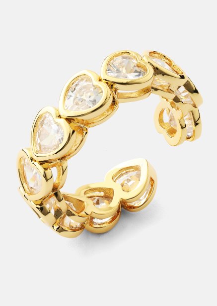 Ring Heartfelt Love - 18k Gullbelagt