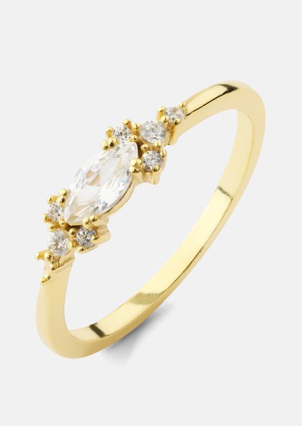 Elysia Ring - 18k Gullbelagt