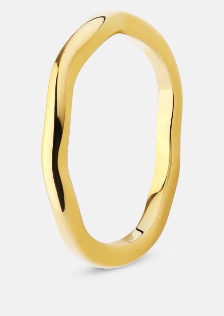 Ring Wave Gold - 18k gullbelagt