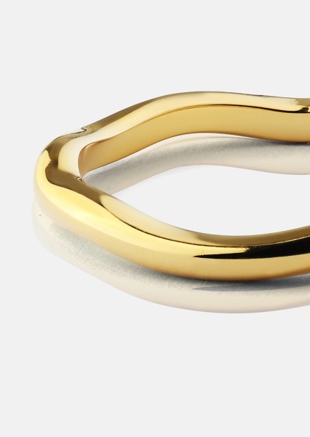 Ring Wave Gold - 18k gullbelagt