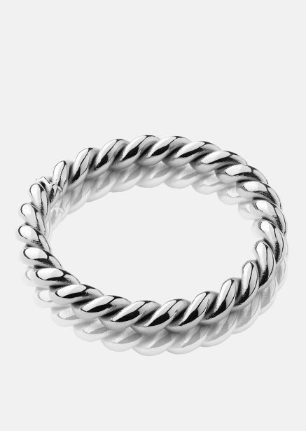 Ring Silver Twist - Sølvbelagt