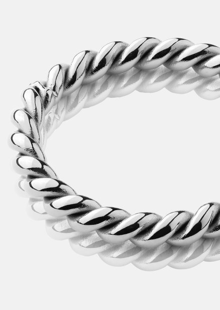 Ring Silver Twist - Sølvbelagt