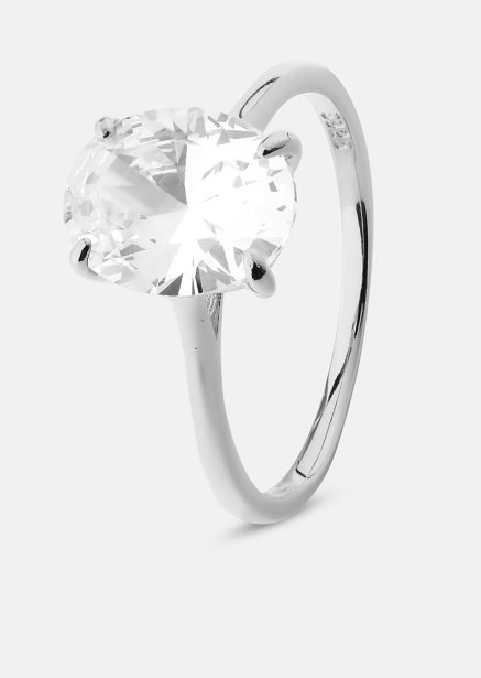 Ring Clarity - Sølvbelagt
