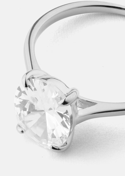 Ring Clarity - Sølvbelagt