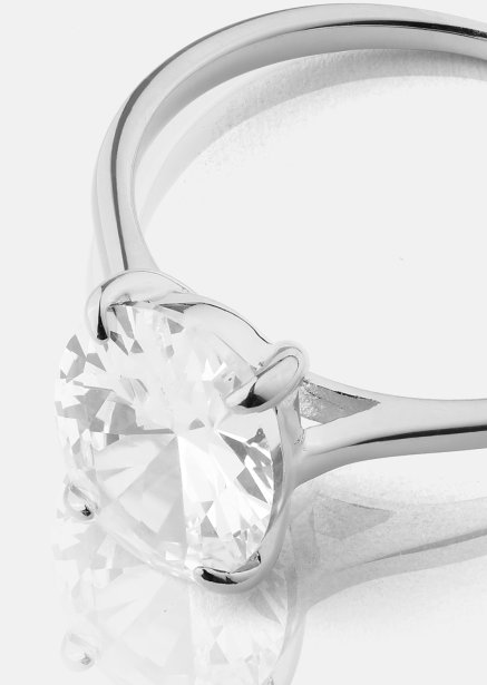 Ring Clarity - Sølvbelagt