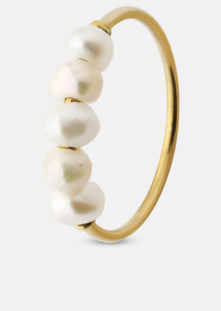 Ring Perla - 18k gullbelagt