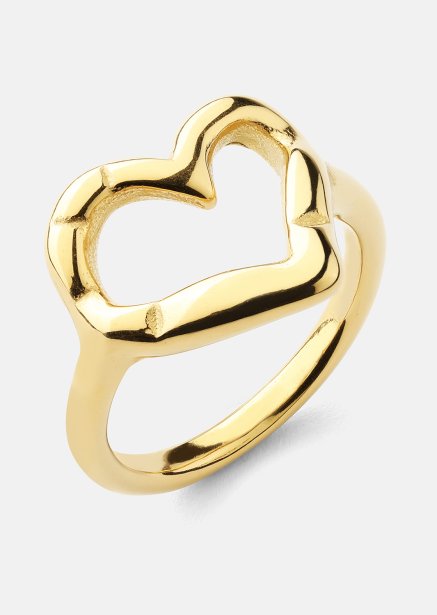 Ring Heartbeat - 18k Gullbelagt