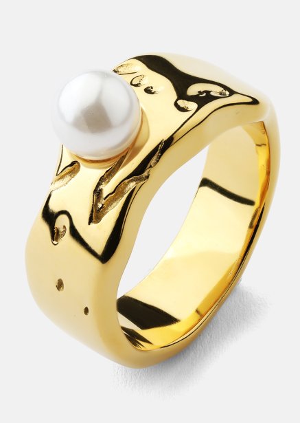 Ring Pearl Serenity - 18k Gullbelagt