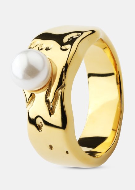 Ring Pearl Serenity - 18k Gullbelagt